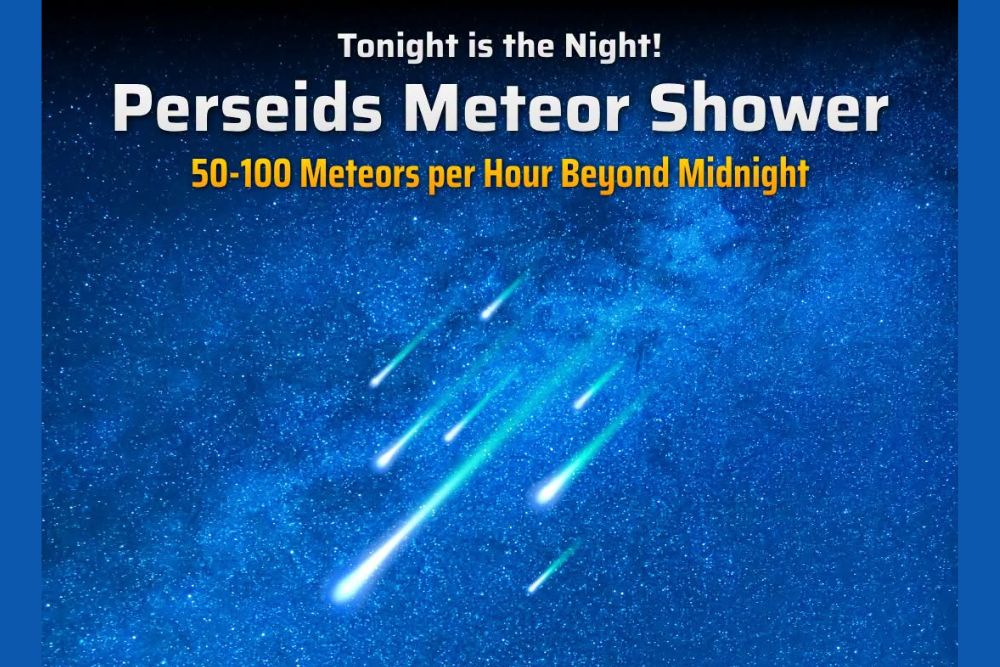 Perseid Meteor Shower Peaks Tonight Across Michigan With Up to One Hundred Meteors Per Hour Possible Under Clear Complete Darkness